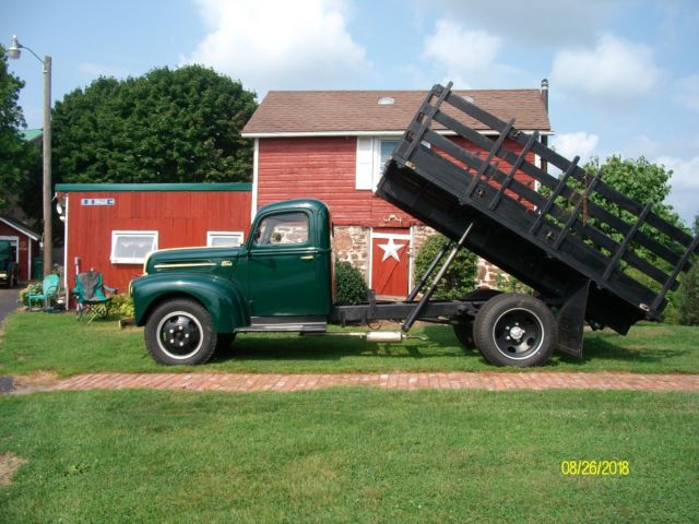 FORD, 1944 11/2 TON STAKE BODY TRUCK BUILT DURING WW II THAT DUMPS 157" WB 1944 Ford Other Pickups
