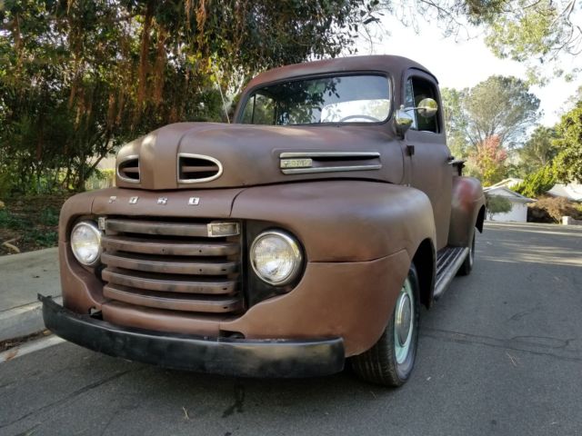 Ford 1949 F1 F100 Short Bed V8 Auto Old School Hot Rod Patina Custom Cruiser GT 1949 Ford F-100 custom