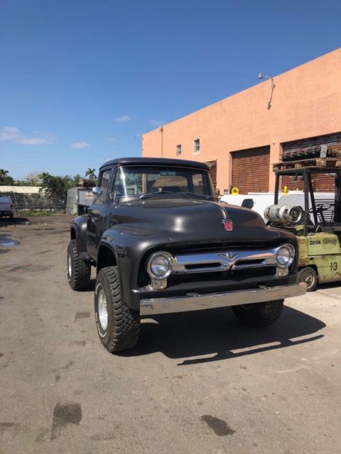 1956 Ford F-100 GunMetal Clear over Dark grey interior - photo 12