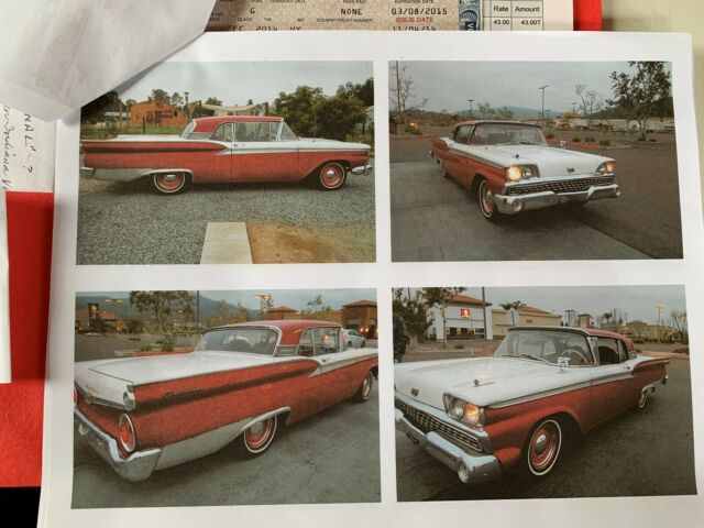 Ford 1959 Skyliner 500 Hard top retractable convertible Fairlane Galaxie. 1959 Ford Fairlane Skyliner