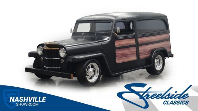 Ford 351ci Windsor V8 automatic transmission chopped top 1954 Willys Utility Wagon