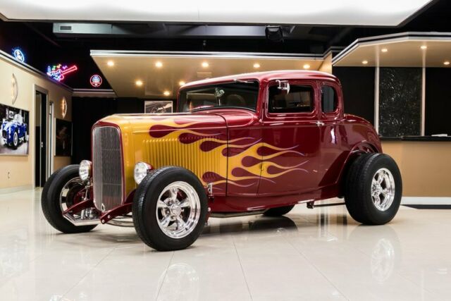 Ford 5-Window Coupe, Hot Rod! GM 350ci Crate V8, TH350 Automatic, PB, PW, A/C 1932 Ford 5-Window Coupe Street Rod