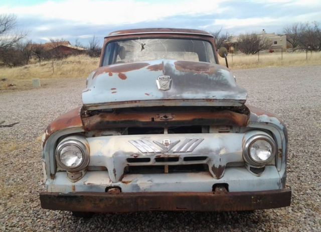 FORD 54 F100 PROJECT HOTROD RATROD 1954 TRUCK RESTORABLE SHORTBED 1954 Ford F-100 Base Standard Cab Pickup 2-Door