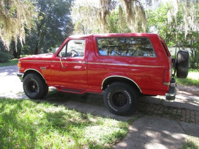 Ford Bronco Red with 83,940 Miles, for sale! 1988 Ford Bronco Eddie Bauer-We Finance $145/per month-4x4-AC-From
