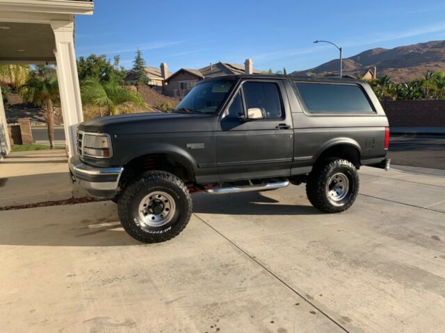 Ford Bronco XLT. RUST FREE**** DAILY DRIVER Matte Black... 1994 Ford Bronco Xlt