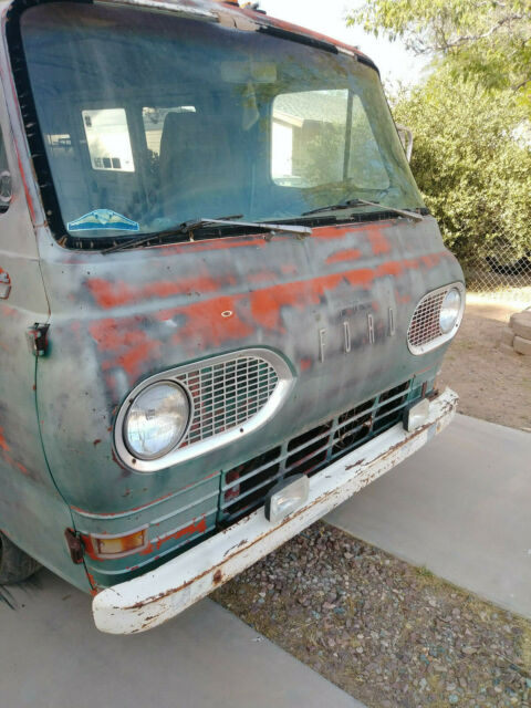 Ford Econoline 1966 SuperVan Extended 1-Ton 8-Door 9-Window 1966 Ford Econoline Van Deluxe