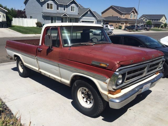 Ford F-100 Sport Custom Pickup Truck 1971 Ford F-100
