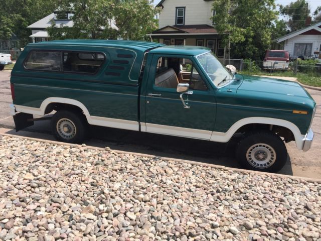 FORD F 150 4X4 LOW MILES 100,646 W/CAMPER SHELL 1985 Ford F-150