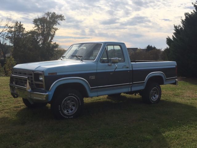 Ford F-150 Survivor truck, 4x4 manual, one-owner,5.0 302 V8, f150, f100, classic 1986 Ford F-150 XL