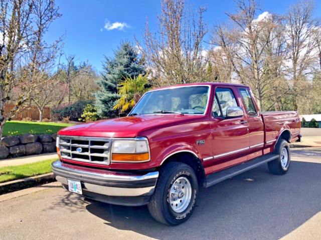 FORD F-150 XLT 4X4 SUPER CAB SHORT BED 351 V8 F250 F350 SUPER-DUTY PICKUP TRUCK 1994 Ford F-150 XLT 4WD SUPER CAB