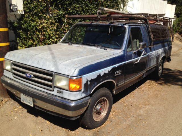 Ford F 150 XLT Larait with Leer shell 1991 Ford F-150 XLT Larait