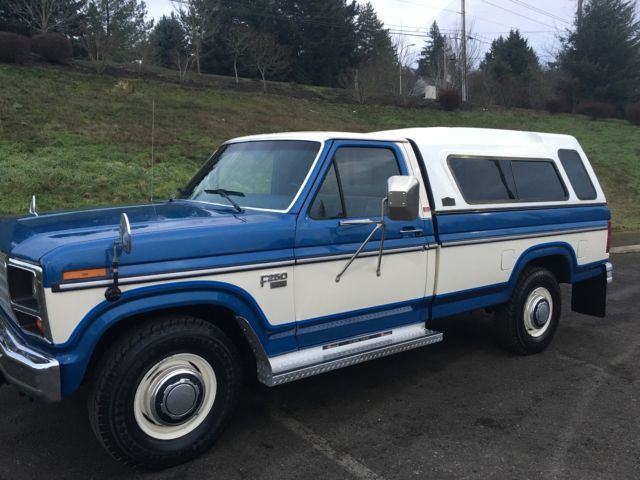 ford f-250 6.9 Diesel Truck ORIGINAL ONLY 49,487 MILES 1985 Ford F-250 XLT