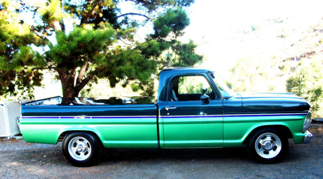 Ford F-250 TRUCK V8 460, C6, GEAR VENDOR, VINTAGE A/C ,PS, P Disk bks ,CUSTOM 1967 Ford F-250
