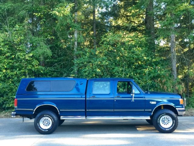 FORD F-350 CREWCAB XLT LARIAT F250 F150 SUPER DUTY 4X4 POWERSTROKE TURBO DIESEL 1987 Ford F-350 4WD SOLID AXLE 1 OWNER ALL ORIGINAL LOW MILES