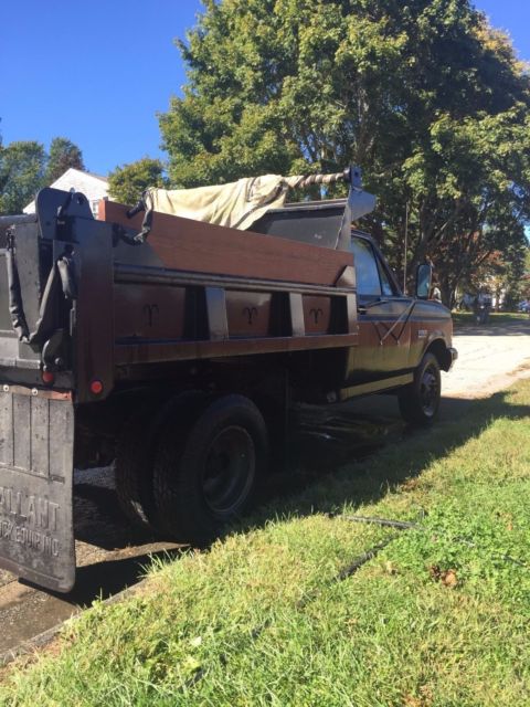 Ford F-350 F350 Dump Truck 1988 Ford F-350