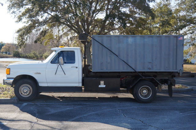 1989 Ford F-450 ROLL OFF / DUMP TRUCK