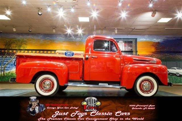 Ford F1 Vermillion Red with 51,062 Miles, for sale! 1950 Ford Other Pickups --