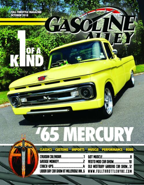ford f100 custom pickup truck hot rat rod resto mod pro touring street ro gasser 1965 Mercury Custom