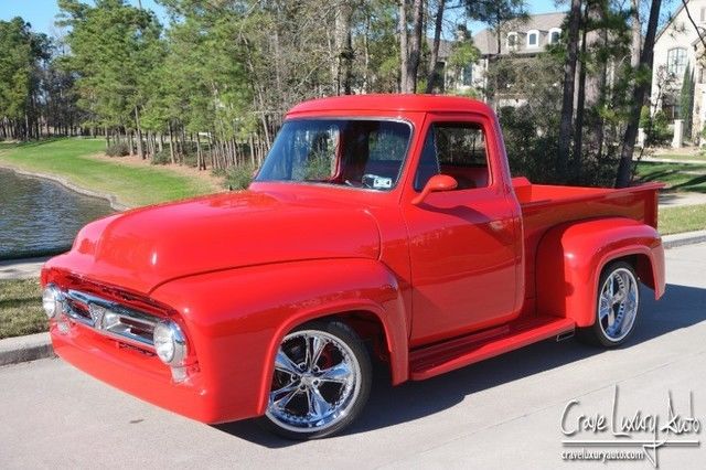 Ford F100 Restomod V8 custom wheels shaved doors. Crave Luxury Auto 1953 Ford F-100