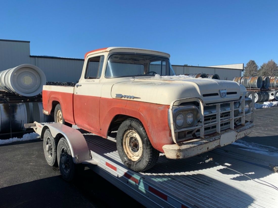 Ford F100 Texas truck killer patina big window Project Shop Truck short box 1960 Ford F-100