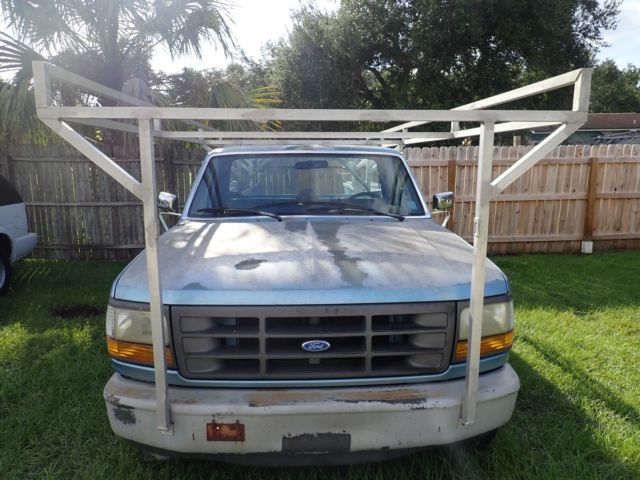 1992 Ford F-250 utility box work truck stahl - photo 2
