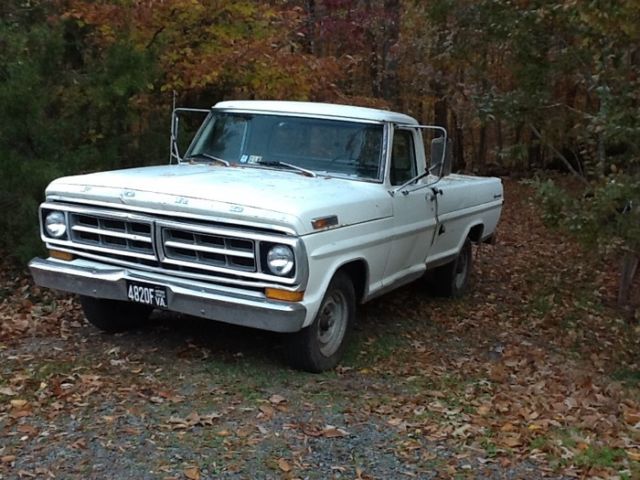 Ford F250 Ranger Camper Special 1971 Ford F-250 Ranger