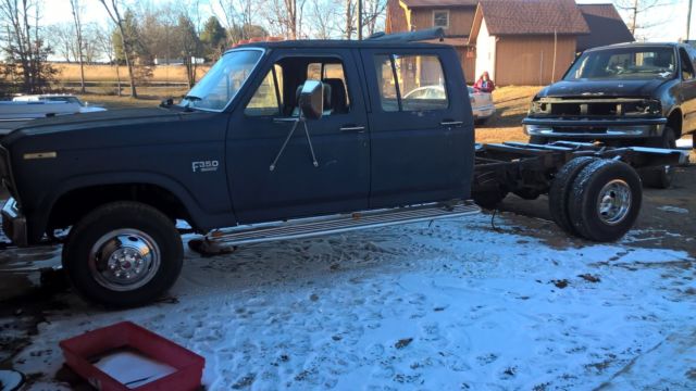 FORD F350 CREW CAB DUALLY BIG BLOCK ANTIQUE AUTO 1986 Ford F-350