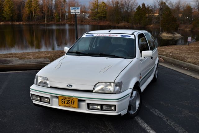 FORD FIESTA RS TURBO /classic mini fiat alfa romeo lancia bmw 1991 Ford Fiesta RS TURBO MK3 SEE VIDEO