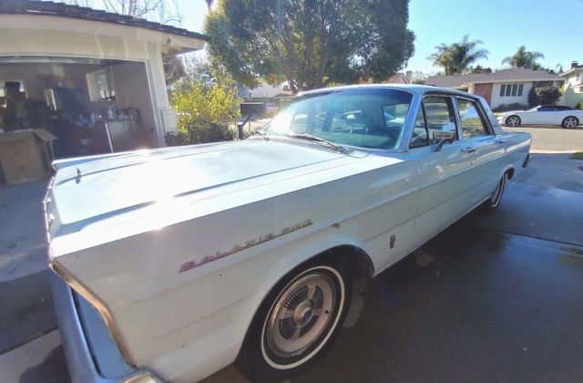 Ford Galaxie 500 4-door Sedan 352 Thunderbird V-8 Cruise-O-Matic 1965 Ford Galaxie 500