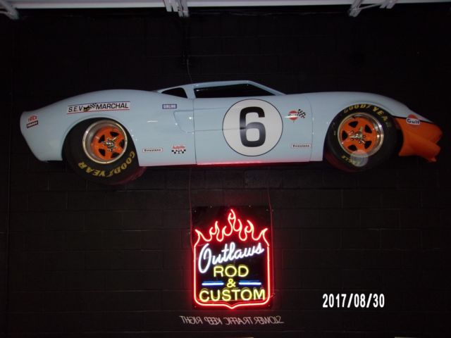 FORD GT 40 AVENGER KIT CAR CUSTOM MANCAVE SHOWROOM WALL MOUNT ART ONE OF A KIND 1969 Ford Ford GT