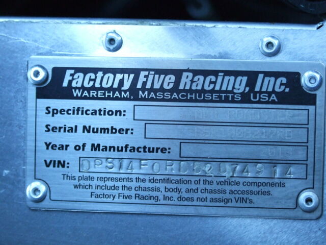1965 A.C. Cars Replica by Factory Five Racing Shelby A.C. Cobra Mark IV - photo 10