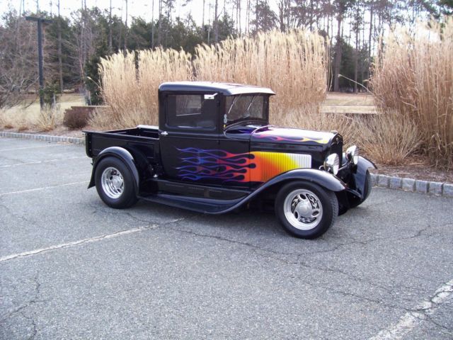 1931 Ford Model A Black w/Flames - photo 2