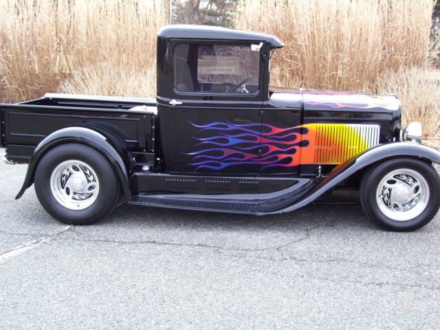 1931 Ford Model A Black w/Flames - photo 6