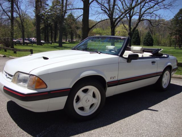 FORD MUSTANG 1988 LX 5.0 CONVERTIBLE 1988 Ford Mustang LX