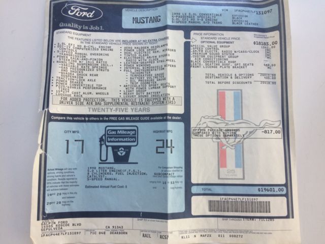 1990 Ford Mustang LX - photo 2