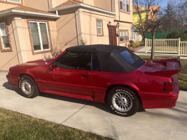 Ford Mustang 1991 Convertible GT 5.0 Foxbody 1991 Ford Mustang Foxbody