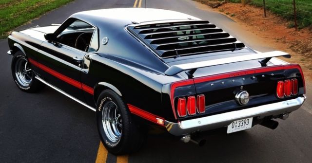 1969 Ford Mustang -MACH 1-FACTORY R CODE COBRA JET 428-DULUXE MARTI - photo 11