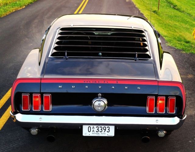 1969 Ford Mustang -MACH 1-FACTORY R CODE COBRA JET 428-DULUXE MARTI - photo 12