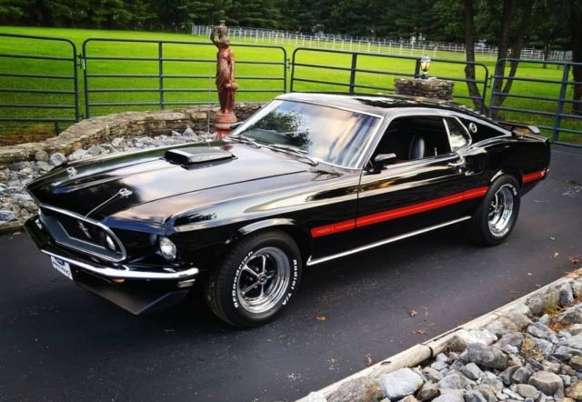 1969 Ford Mustang -MACH 1-FACTORY R CODE COBRA JET 428-DULUXE MARTI - photo 7