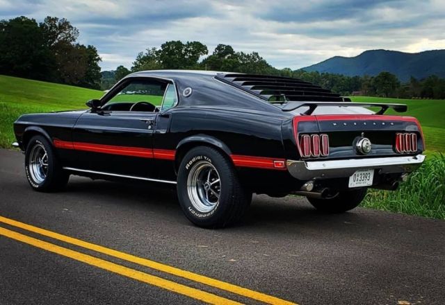 1969 Ford Mustang -MACH 1-FACTORY R CODE COBRA JET 428-DULUXE MARTI - photo 9