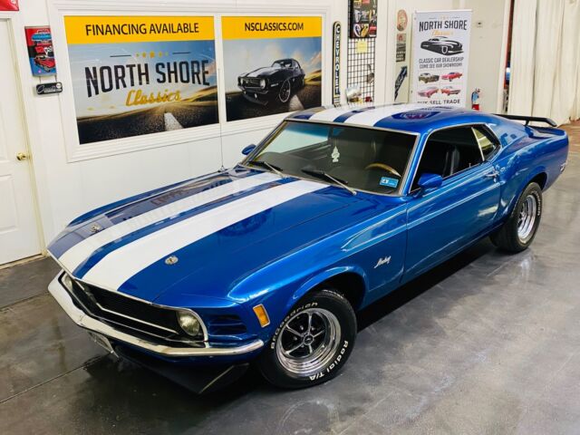 Ford Mustang Blue with 48,642 Miles, for sale! 1970 Ford Mustang - 351W ENGINE - AUTO TRANS - RUNS AND DRIVES G