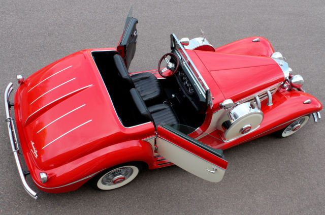 Ford Mustang Motor Oldtimer Classic like Excalibur Auburn Zimmer Cobra Clenet S 1936 Replica/Kit Makes Mercedes Benz 540K 500K 500 S 540 K