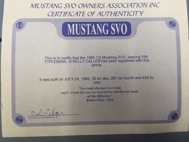 1985 Ford Mustang SVO - photo 11