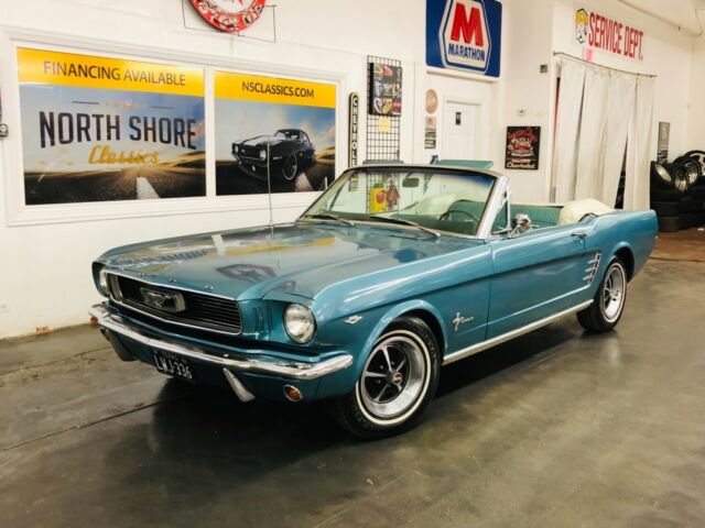 Ford Mustang Teal with 35,570 Miles, for sale! 1966 Ford Mustang Convertible - SEE VIDEO