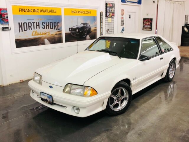 Ford Mustang White with 34,222 Miles, for sale! 1993 Ford Mustang GT-SEE VIDEO