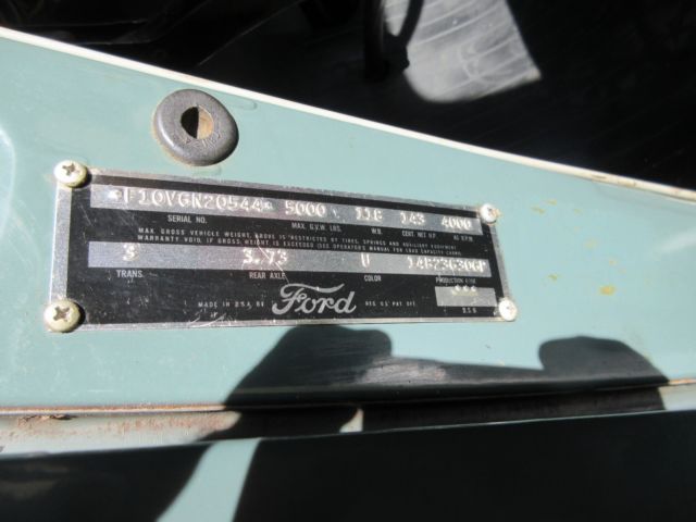 1956 Ford F-100 STANDARD - photo 12
