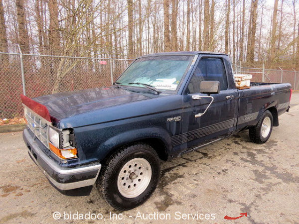 Ford Ranger Compact Pickup Truck 2.9L V6 5 Speed Manual Tool Box Alloy Wheels 1990 Ford Ranger