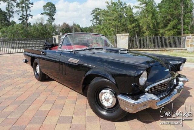 Ford Thunderbird Restored Vintage V8 Convertible Crave Luxury Auto 281-651-2101 1957 Ford Thunderbird