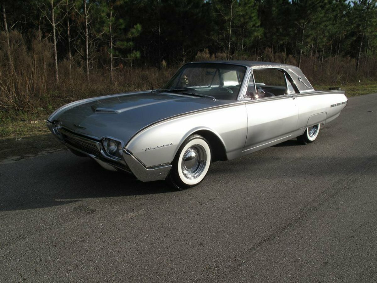 Ford Thunderbird Silver with 45,818 Miles, for sale! 1962 Ford Thunderbird