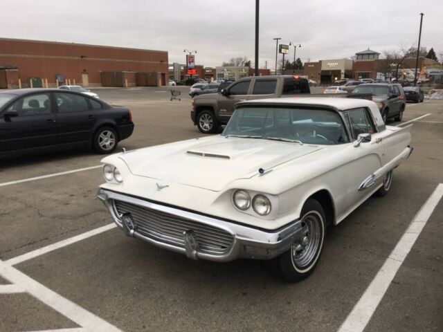 Ford Thunderbird White with 110,000 Miles, for sale! 1959 Ford Thunderbird -GREAT ORIGINAL VINTAGE YEAR FOR THE BIRDS-AC CAR-